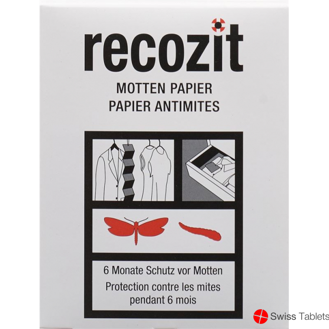 Recozit Motten Papier 2x 5 Stück buy online