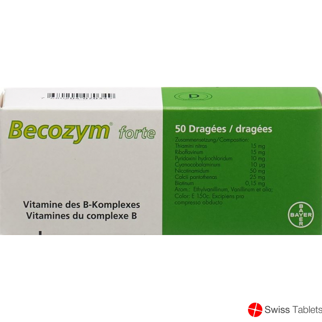 Becozym Forte 50 Dragees buy online