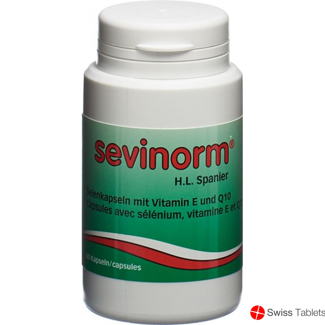 Sevinorm Selenkapseln mit Vitamin E und Q10 60 Stück buy online