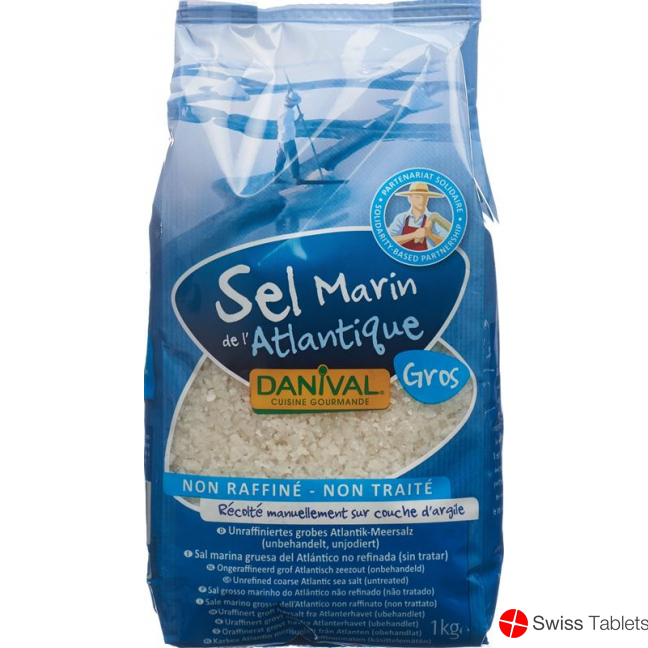 Danival Atlantisches Meersalz Grob 1kg buy online