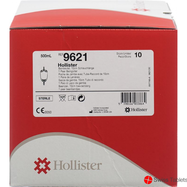 Hollister Urin Beinbeutel 500ml 10cm Abl Steril 10 X buy online