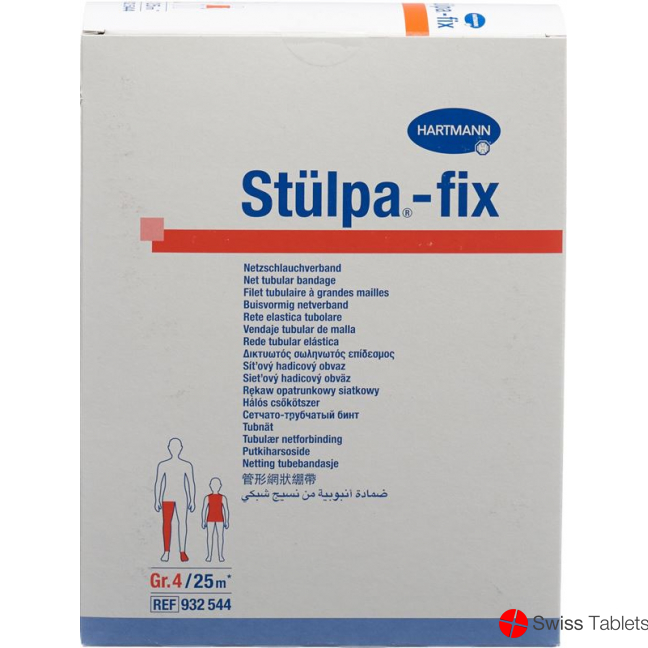 Stuelpa Fix Netzverband Grösse 4 Kopf Rolle 25 Meter buy online
