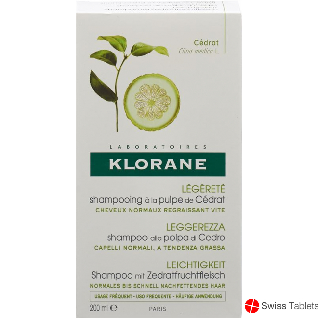 Klorane Shampoo mit Zedratfruchtfleisch 200ml buy online