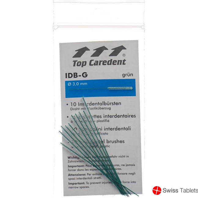 Top Caredent IDB-G Interdentalbürsten Grün 10 Stück buy online