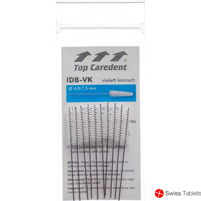 Top Caredent IDB-VK Interdentalbürsten Violet Konisch 10 Stück buy online