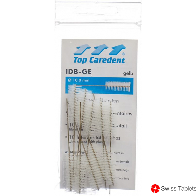Top Caredent IDB-GE Interdentalbürsten Gelb 10 Stück buy online