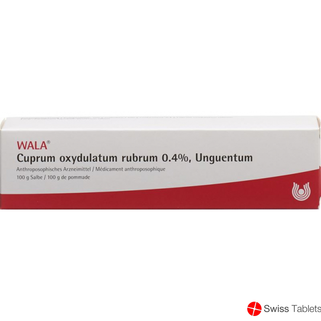 Wala Cuprum Oxydulatum Rubrum Salbe 0.4% Tube 100g buy online