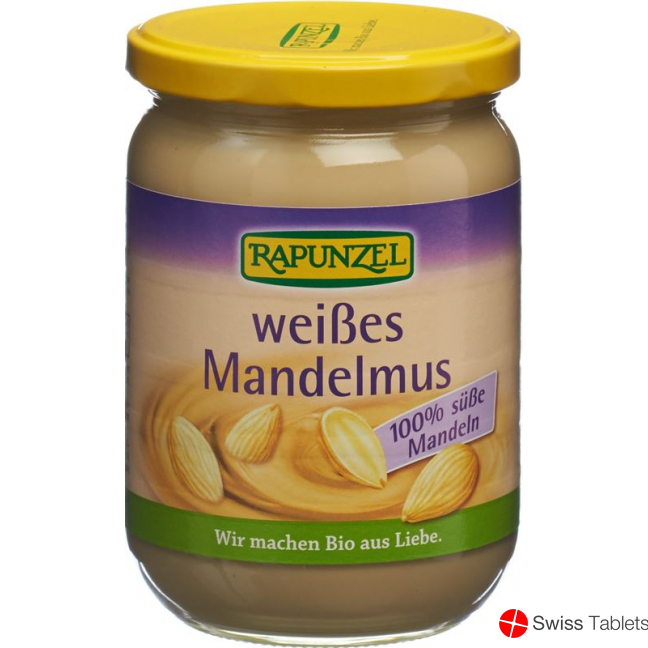 Rapunzel Mandelmus Weiss Bio Glas 500g buy online