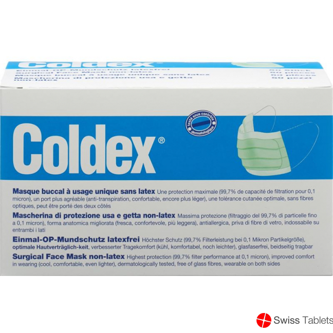 Coldex Maske Mundschutz Dispenser 50 Stück buy online Coldex Maske Mundschutz Dispenser 50 Stück buy online