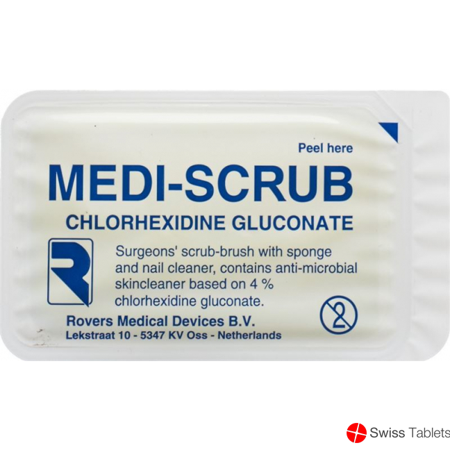 Medi Scrub 1x hand washing brush chlorhexide gluconate buy online