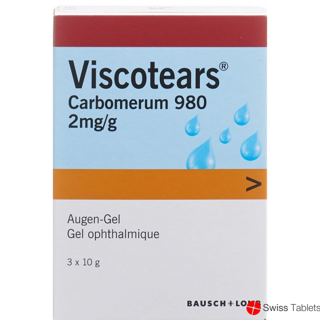 Viscotears Augengel 3x 10g buy online