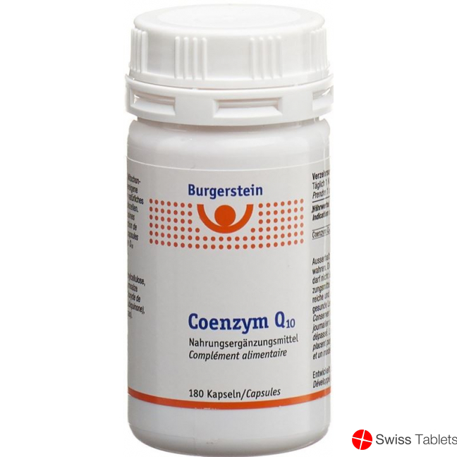 Burgerstein Coenzym Q10 capsules 30 mg 180 pieces buy online