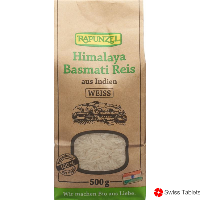 Rapunzel Basmati Reis Weiss Beutel 500g buy online