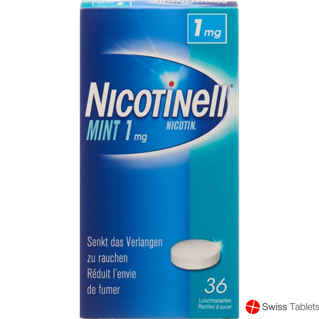 Nicotinell 1mg 36 Lutschtabletten buy online