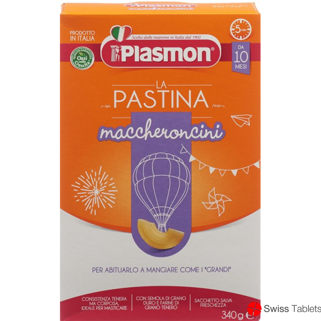Plasmon Pasta Maccheroncini 340g buy online