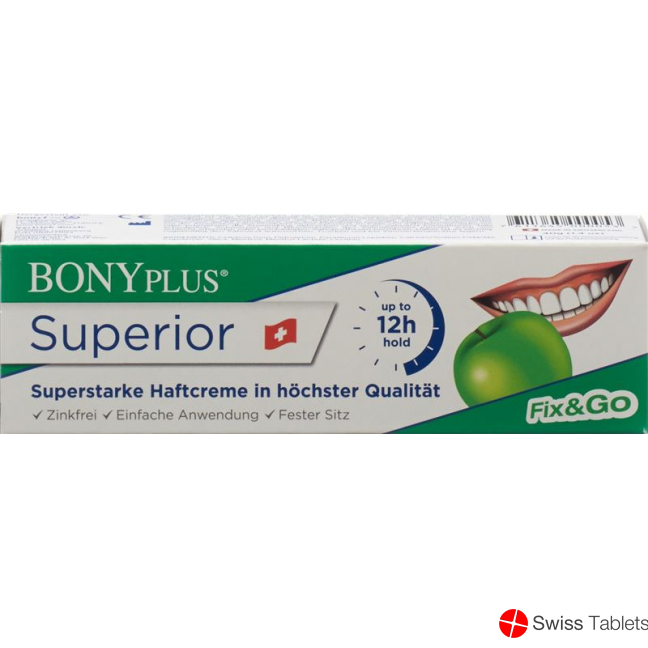 Bony Plus Haftcreme Superstark 12 Stunden Tube 40g buy online