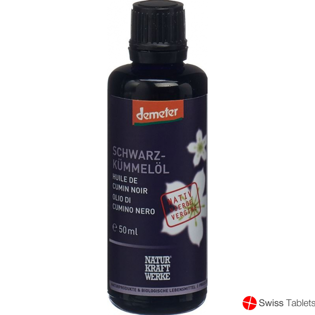 Naturkraftwerke Schwarzkümmel Öl Demeter 50ml buy online