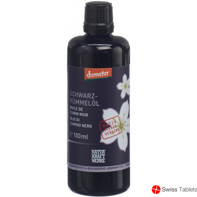 Naturkraftwerke Schwarzkümmel Öl Demeter 100ml buy online