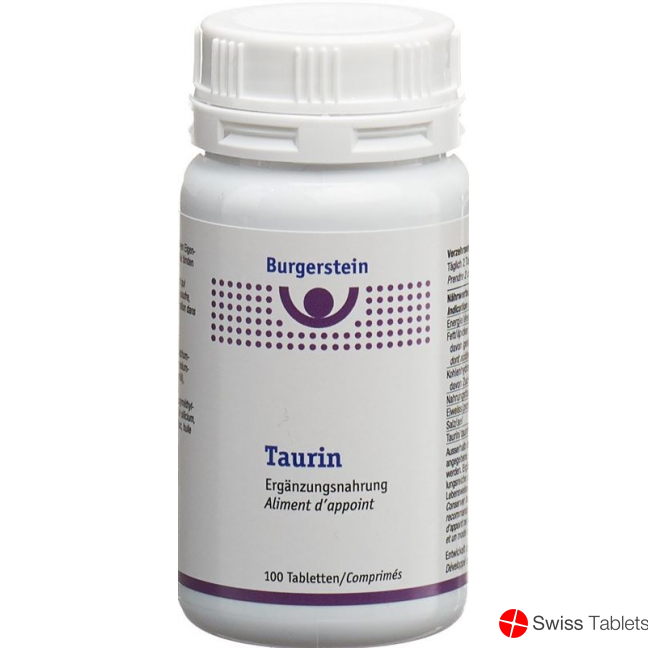 BURGERSTEIN Taurin tablets buy online