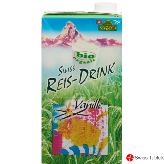 Soyana Swiss Rice Drink Vanille Bio 1L buy online