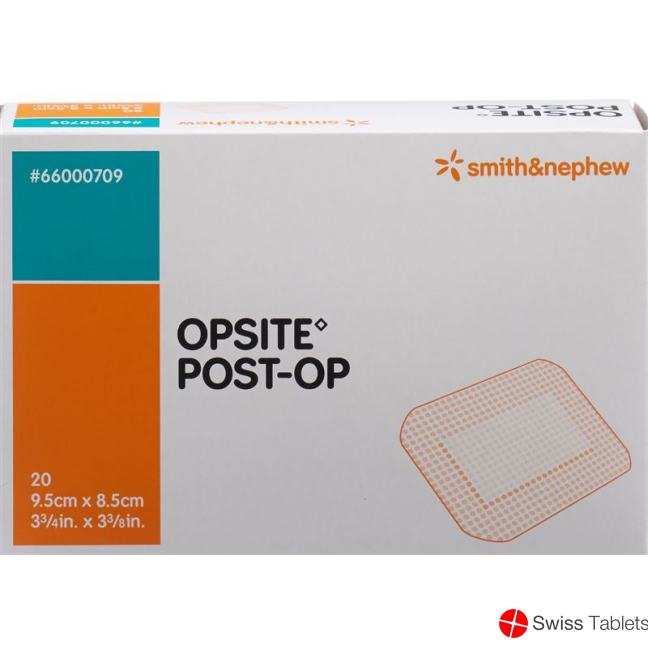 Opsite Post OP Folienverband 9.5x8.5cm Steril 20 Beutel buy online