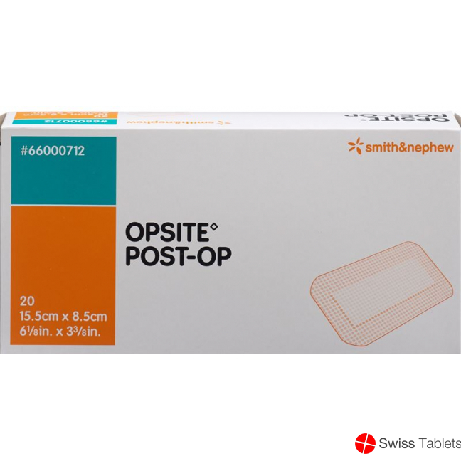 Opsite Post OP Folienverband 15.5x8.5cm Steril 20 Beutel buy online