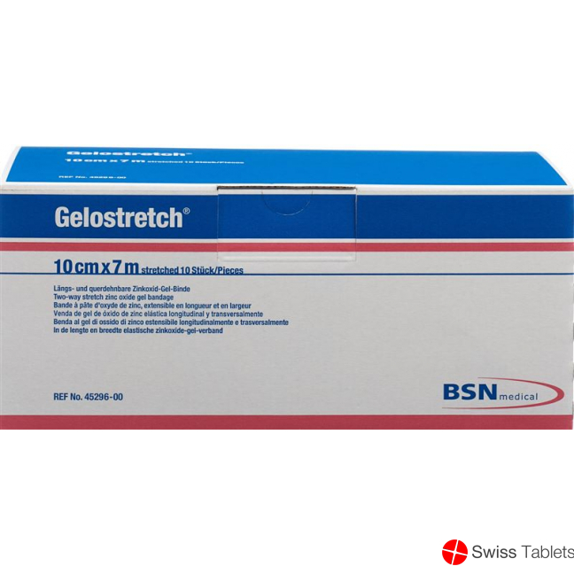 Gelostretch Zinkgelbinde 7mx10cm 10 Stück buy online