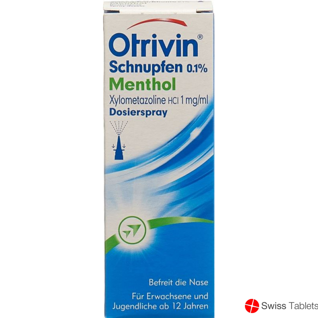 Otrivin Schnupfen Dosierspray 0.1% mit Menthol 10ml buy online