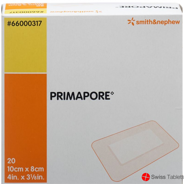 Primapore Wundverband 10cmx8cm Steril 20 Stück buy online