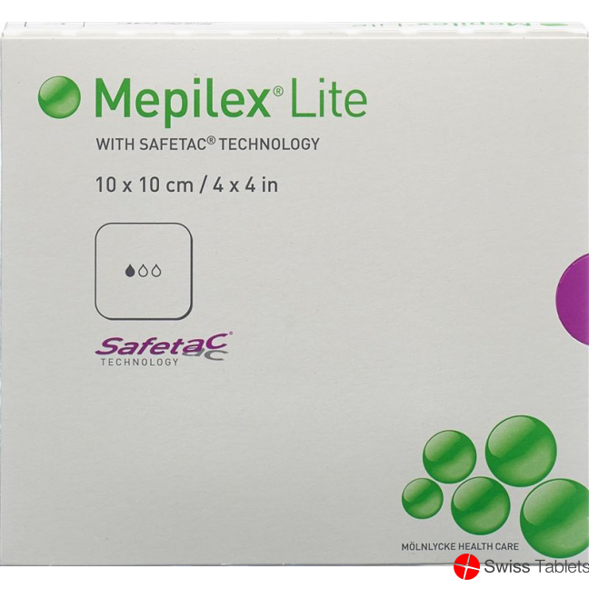 Mepilex Lite Absorptionsverb 10x10cm Silik 5 Stück buy online