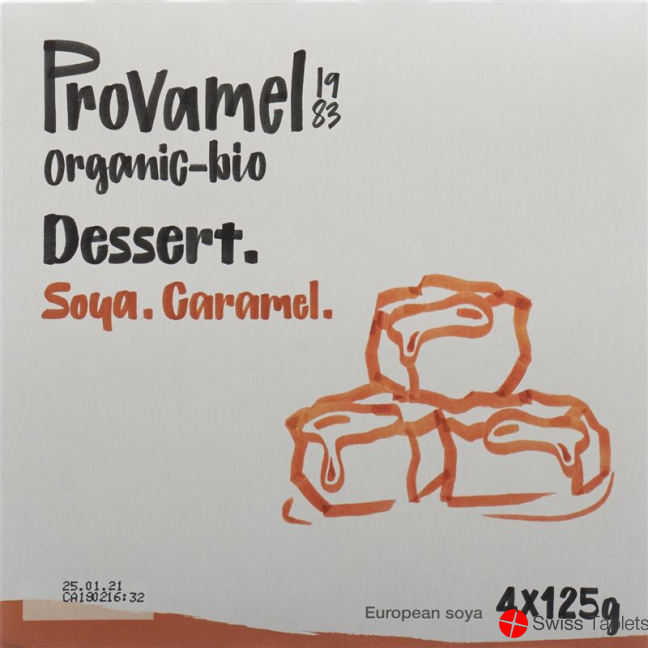 Provamel Bio Soja Dessert Caramel 4x 125g buy online