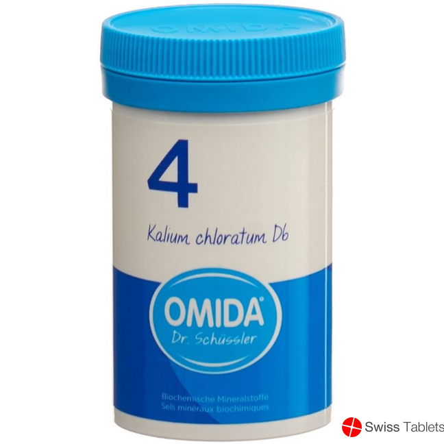 Omida Schüssler Nr. 4 Kalium Chloratum Tabletten D6 100g buy online