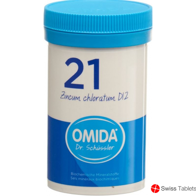 Omida Schüssler Nr. 21 Zincum Chloratum Tabletten D12 100g buy online