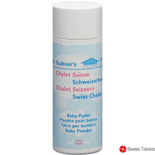 Schweizerhaus Baby Puder Dose 125g buy online