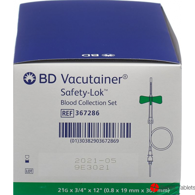 Vacutainer Blutentnah Set 21gx3/4 Grün Lang 50 Stück buy online