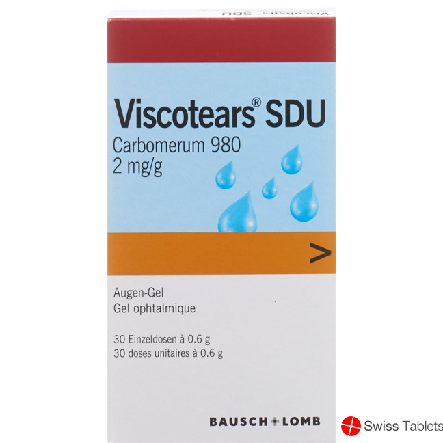 Viscotears SDU Augengel 30x0.6g buy online