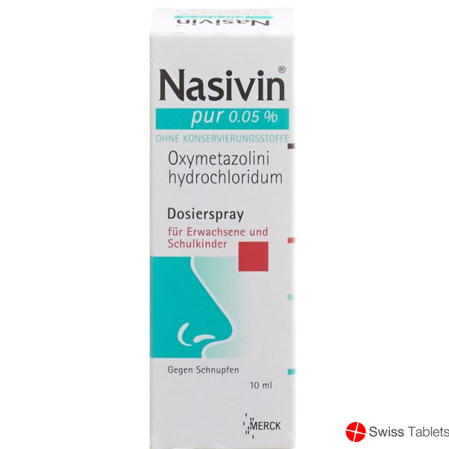 Nasivin Pur Dosierspray 0.05% 10ml buy online