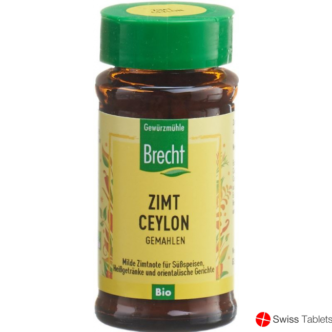 Brecht Zimt Ceylon Gemahlen Bio Glas 30g buy online