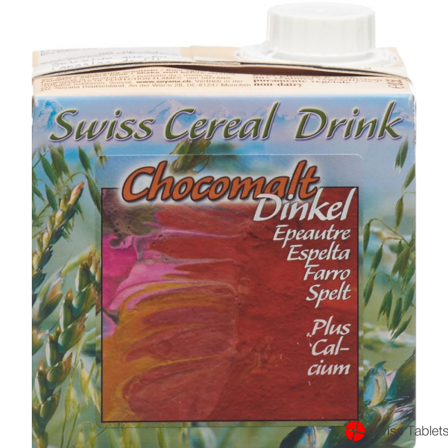 Soyana Swiss Cereal Dinkel Chocomalt Drink Bio 500ml buy online