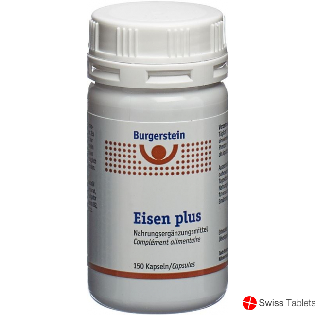 Burgerstein Eisen plus capsules Ds 150 pieces buy online