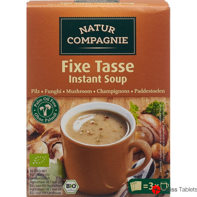 Natur Compagnie Instant Suppe Pilz Bio 3x 20g buy online