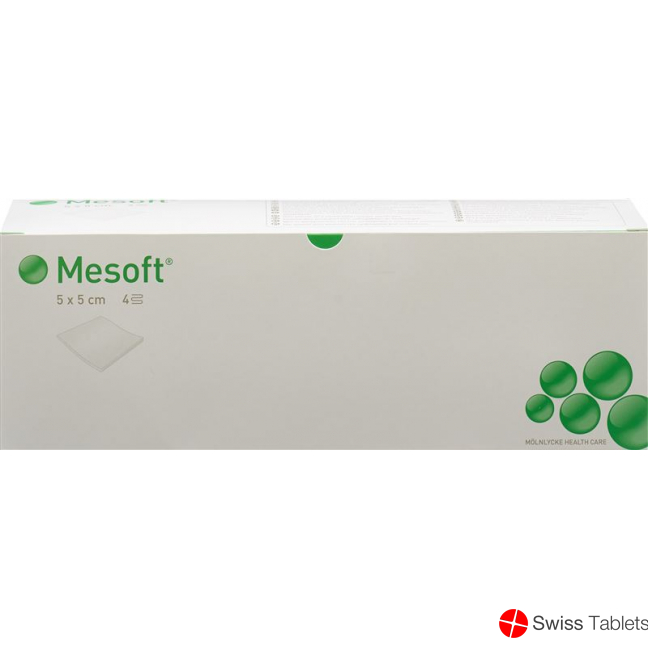 Mesoft Vlieskompressen 5x5cm Steril 75x 2 Stück buy online