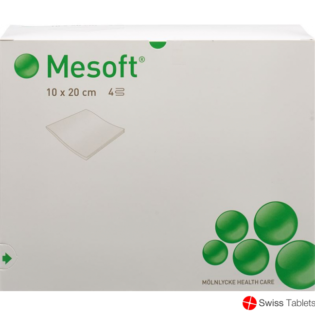 Mesoft Kompressen 10x20cm Steril 60x 2 Stück buy online