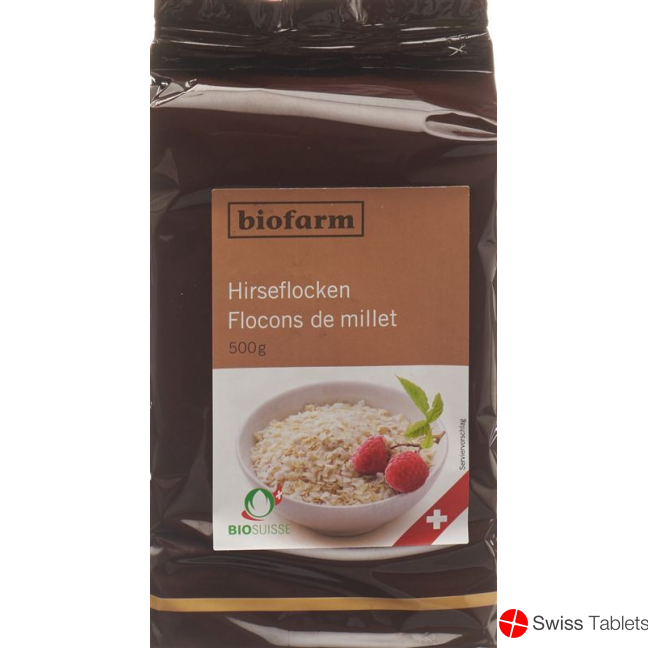 Biofarm Schweizer Hirsefloeckli Knospe 500g buy online