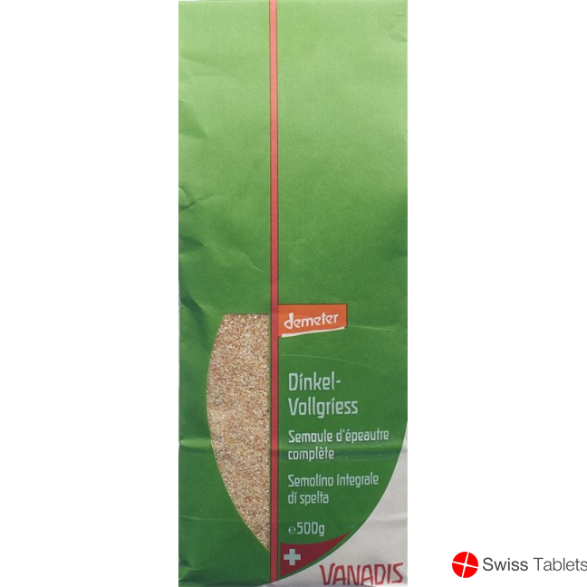 Vanadis Dinkel Vollgriess 500g buy online