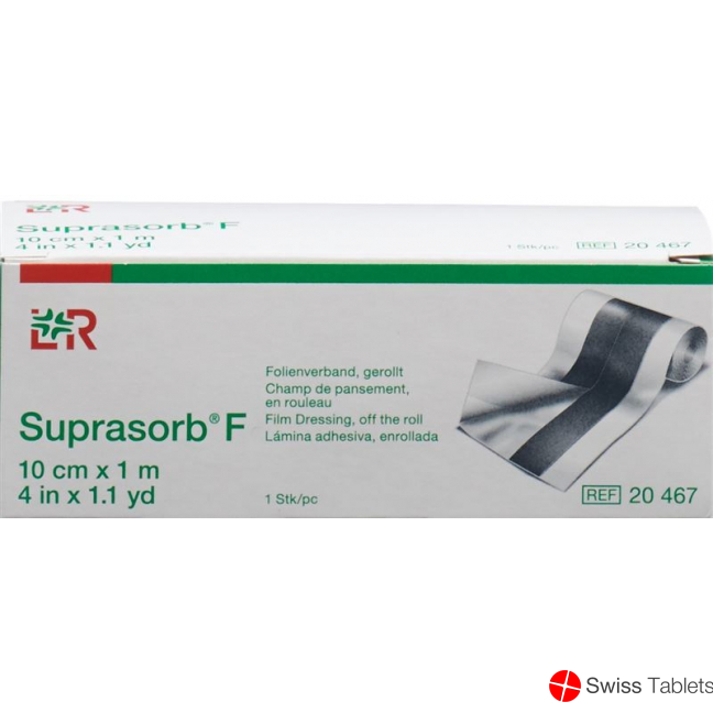 Suprasorb F film bandage 10cmx1m non-sterile roll buy online