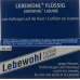Lebewohl flüssig 10ml buy online