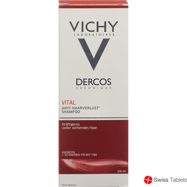 Vichy Dercos Vital Anti-Hair Loss Shampoo with Aminexil 200ml buy online