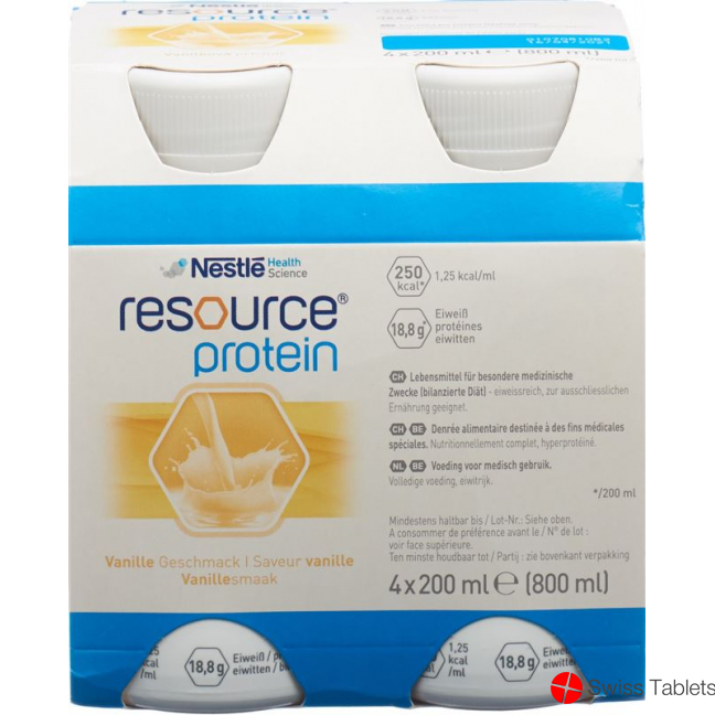Resource Protein Vanille 4x 200ml buy online