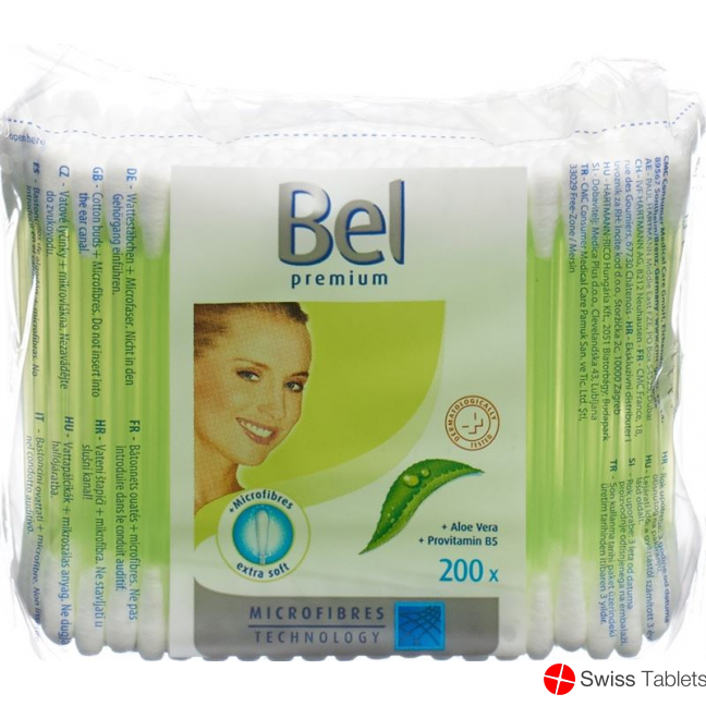 Bel Premium Wattestäbchen Minigrip-Btl 200 Stück buy online